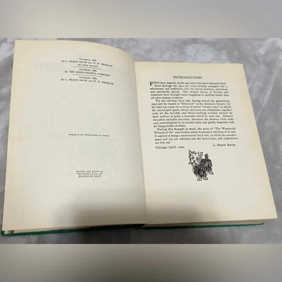 Rare Vintage 1903 Collectible “The New Wizard Of Oz” book with dust cover - Picture 7 of 12